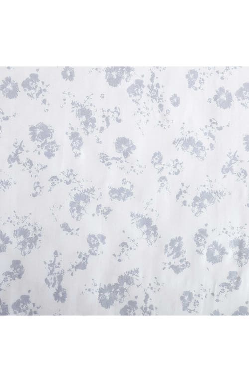 Calvin Klein Tossed Micro Floral 300 Thread Count Sateen Sheet Set In Pale Blue