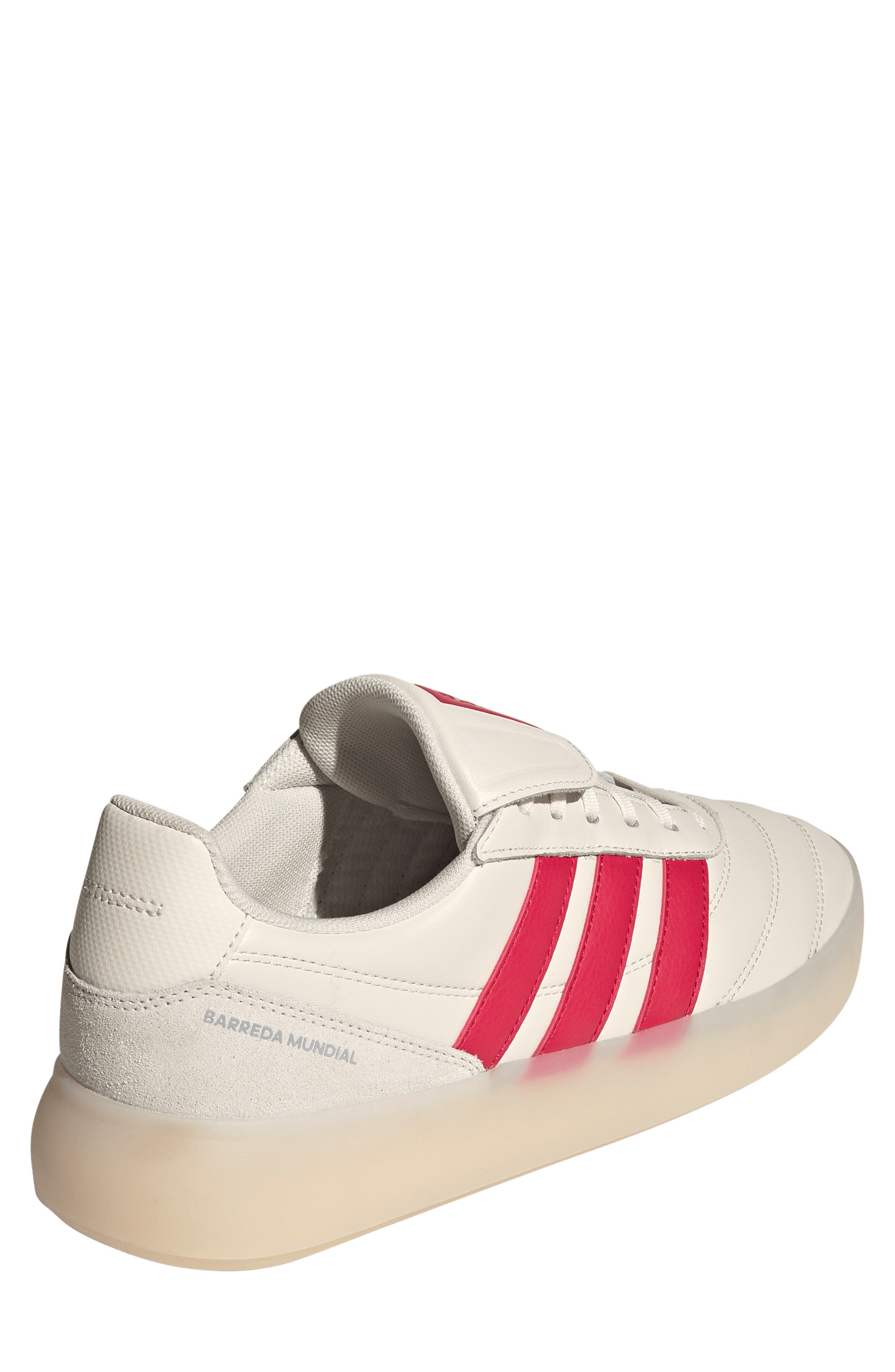 adidas Barreda Mundial Sneaker, Alternate, color, White/ Purrub/ Orbgry