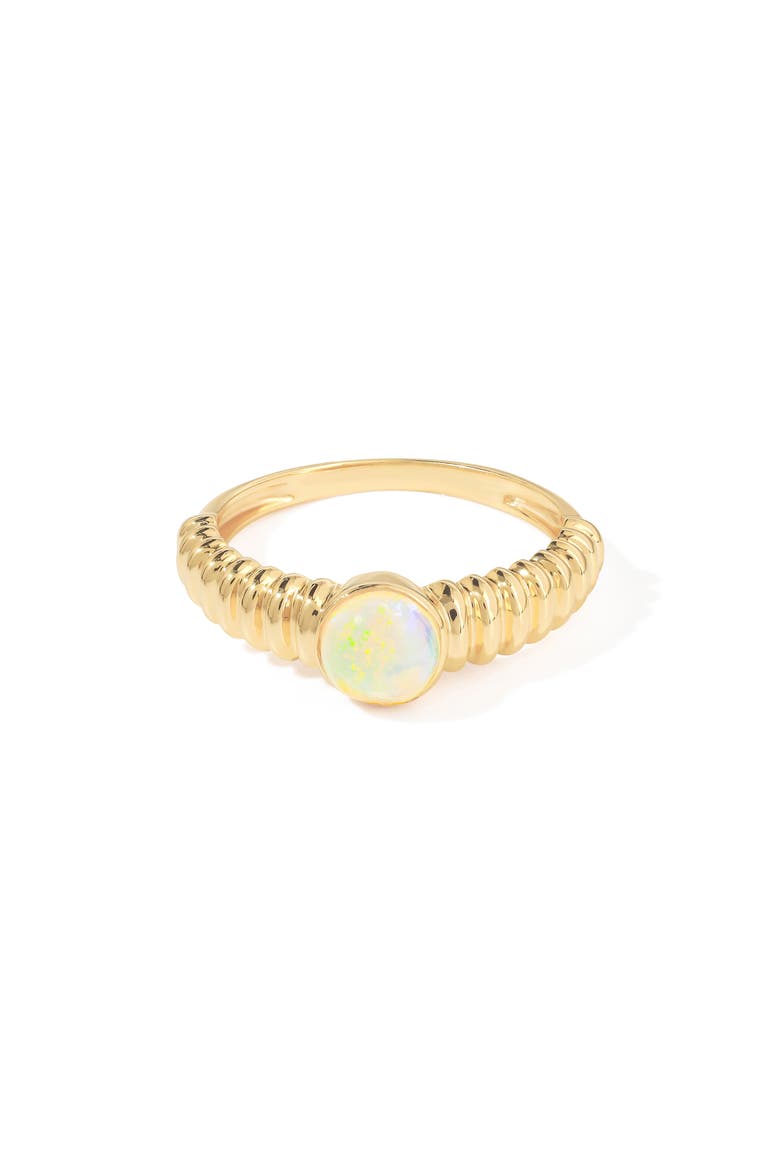 Ethiopian Opal Ring, Alternate, color, YELLOW GOLD