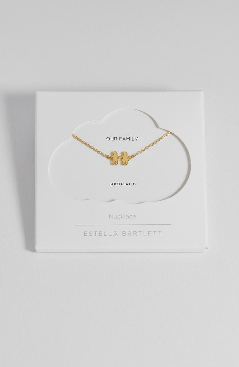 Estella Bartlett People Pendant Necklace, Alternate, color, Gold
