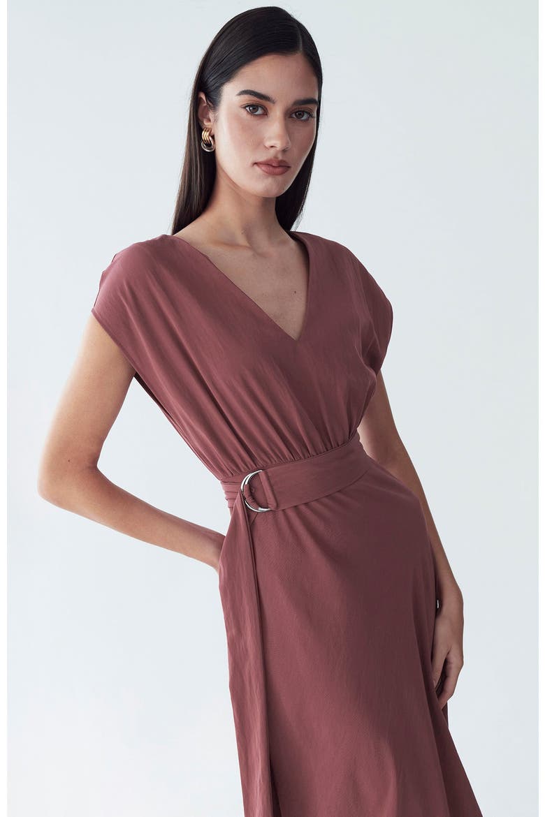 Enzy Dress, Alternate, color, Rosewood