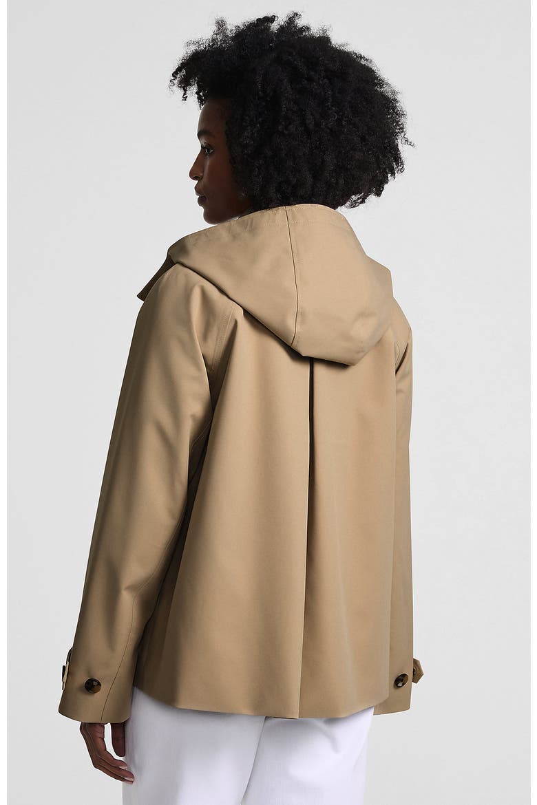 Womens Squall Waterproof Hooded Short Mac Jacket, Alternate, color, Desert Tan