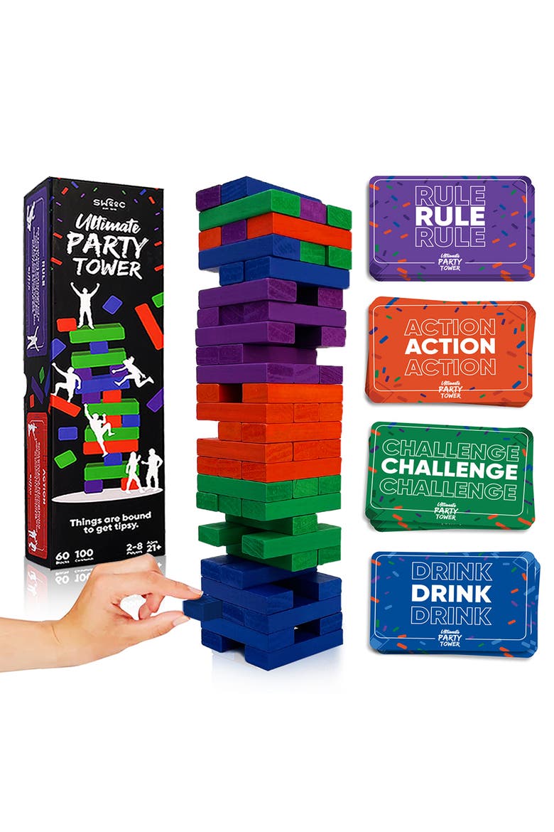 Ultimate Party Tower Game, Main, color, Multicolored