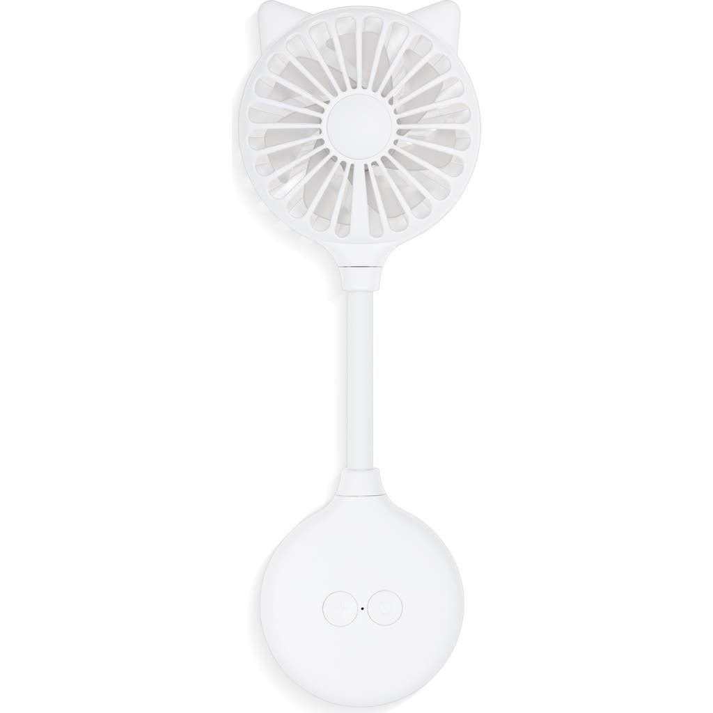 Zadro Cat Ear Beauty Fan With Suction Cup Mount in White  product