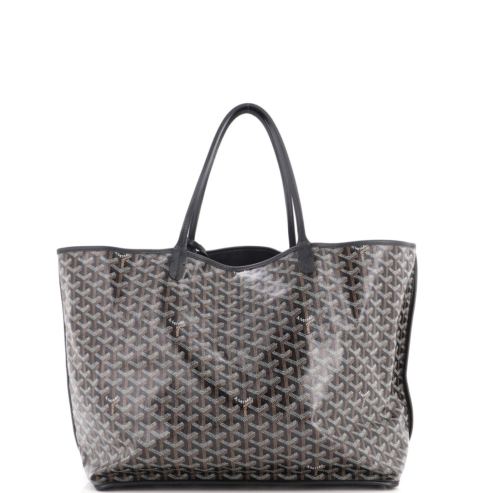 Anjou Reversible Tote Coated Canvas GM, Alternate, color, Black