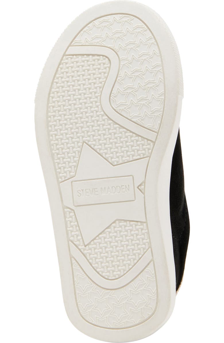 Steve Madden Kids' Trezumer Sneaker, Alternate, color, Black/ Gold