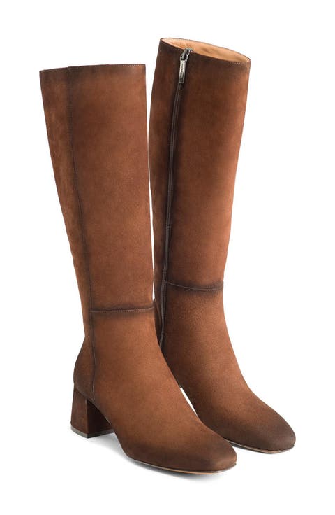 Loni Block Heel Boot (Women) (Narrow Calf)