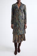 Etro Paisley Jacquard Coat