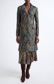 Etro Paisley Jacquard Coat
