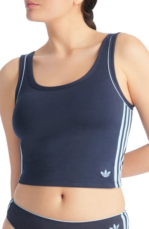 Comfort Flex Cotton Blend Crop Tank