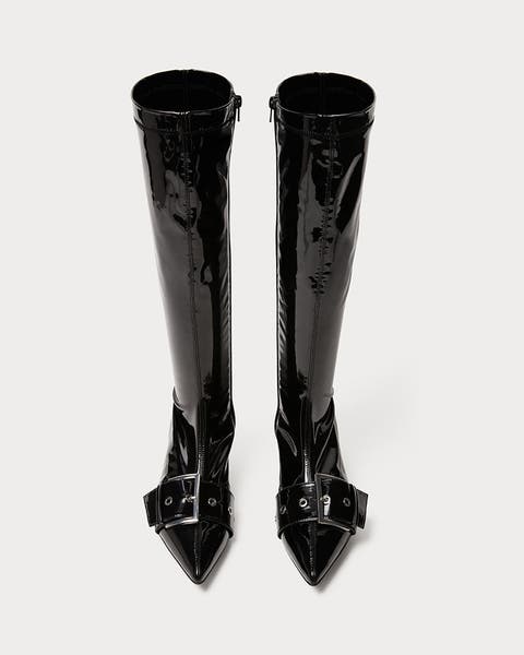 Knee High Buckle Boot