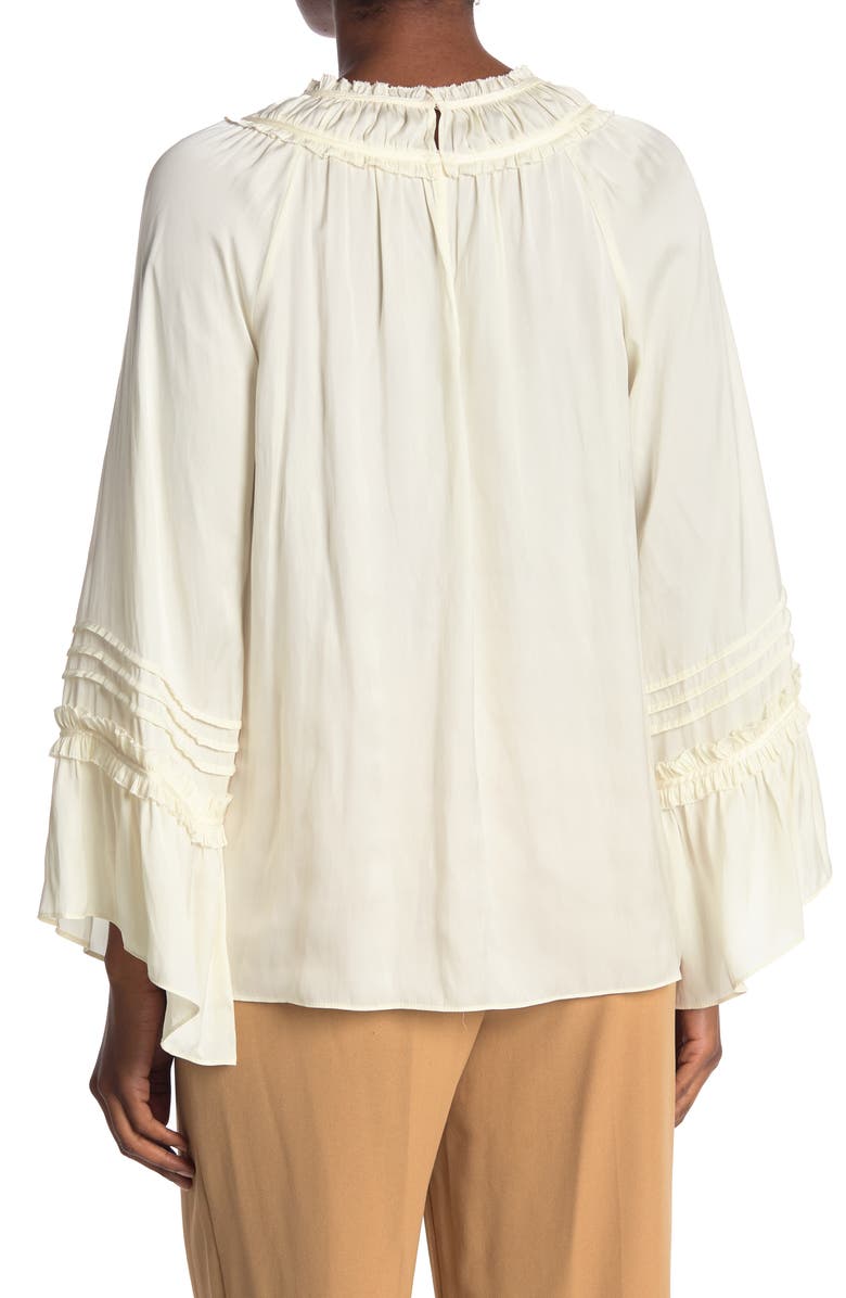 Ramy Brook Alex Ruffle Trim Blouse, Alternate, color, 