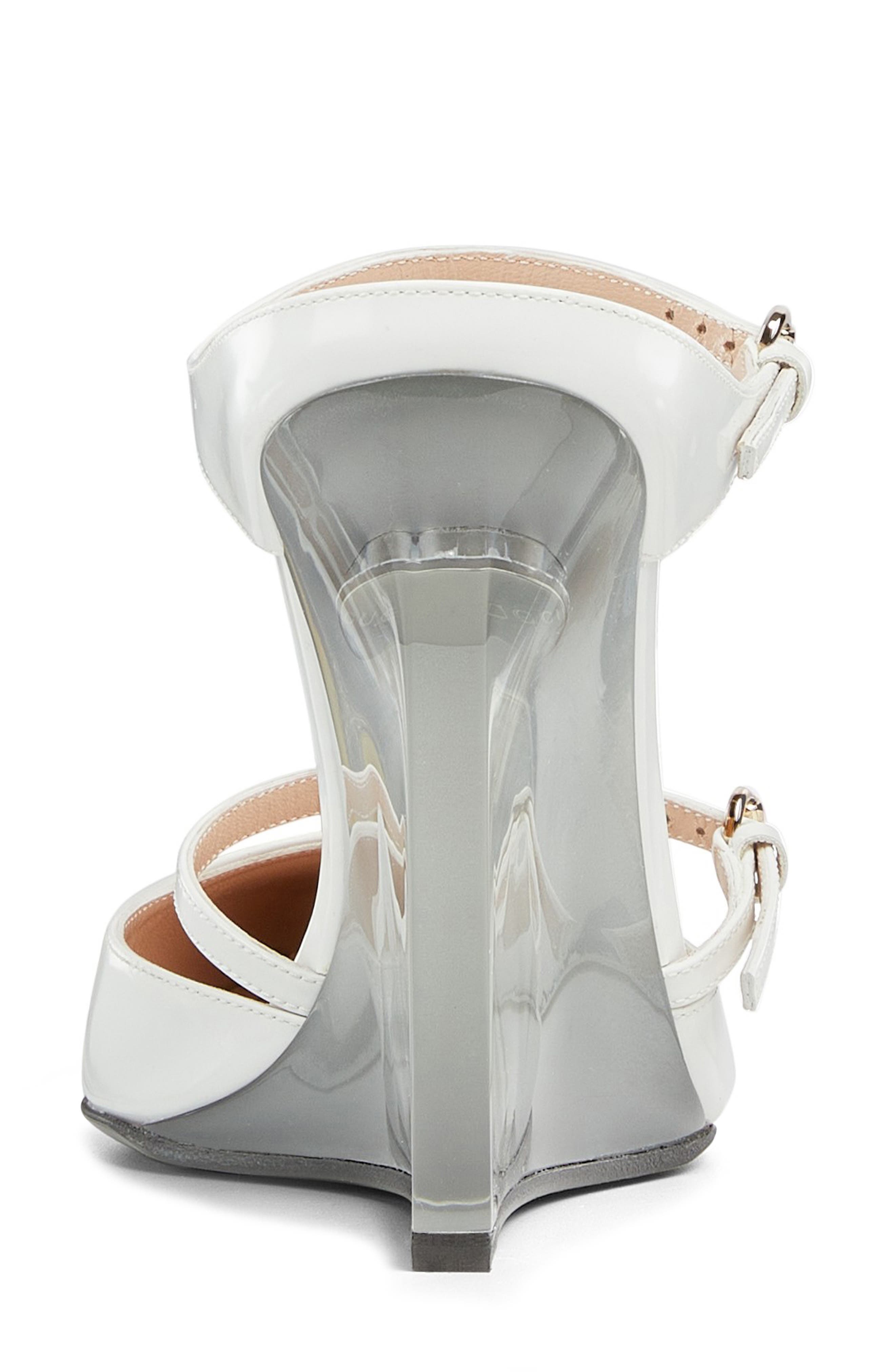 Gucci Christy Pointed Toe Wedge Mule, Alternate, color, 