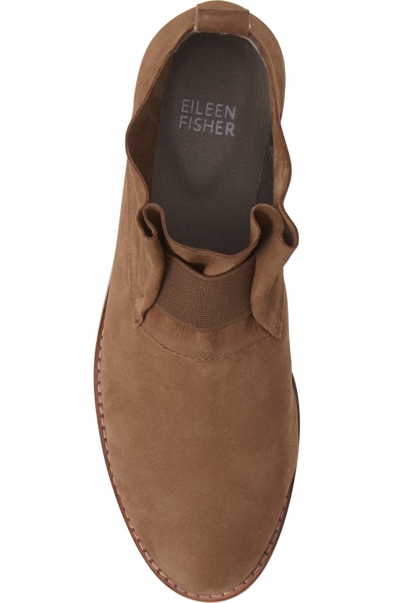 Eileen Fisher 'Soul' Gathered Leather Bootie, Alternate, color,