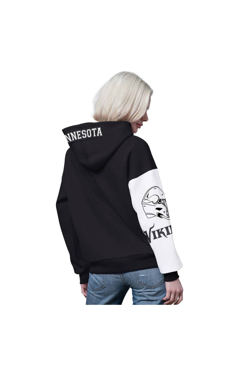 STARTER Women
s Starter Black Minnesota Vikings 4th Down Full-Zip Hoodie, Alternate, color, Black