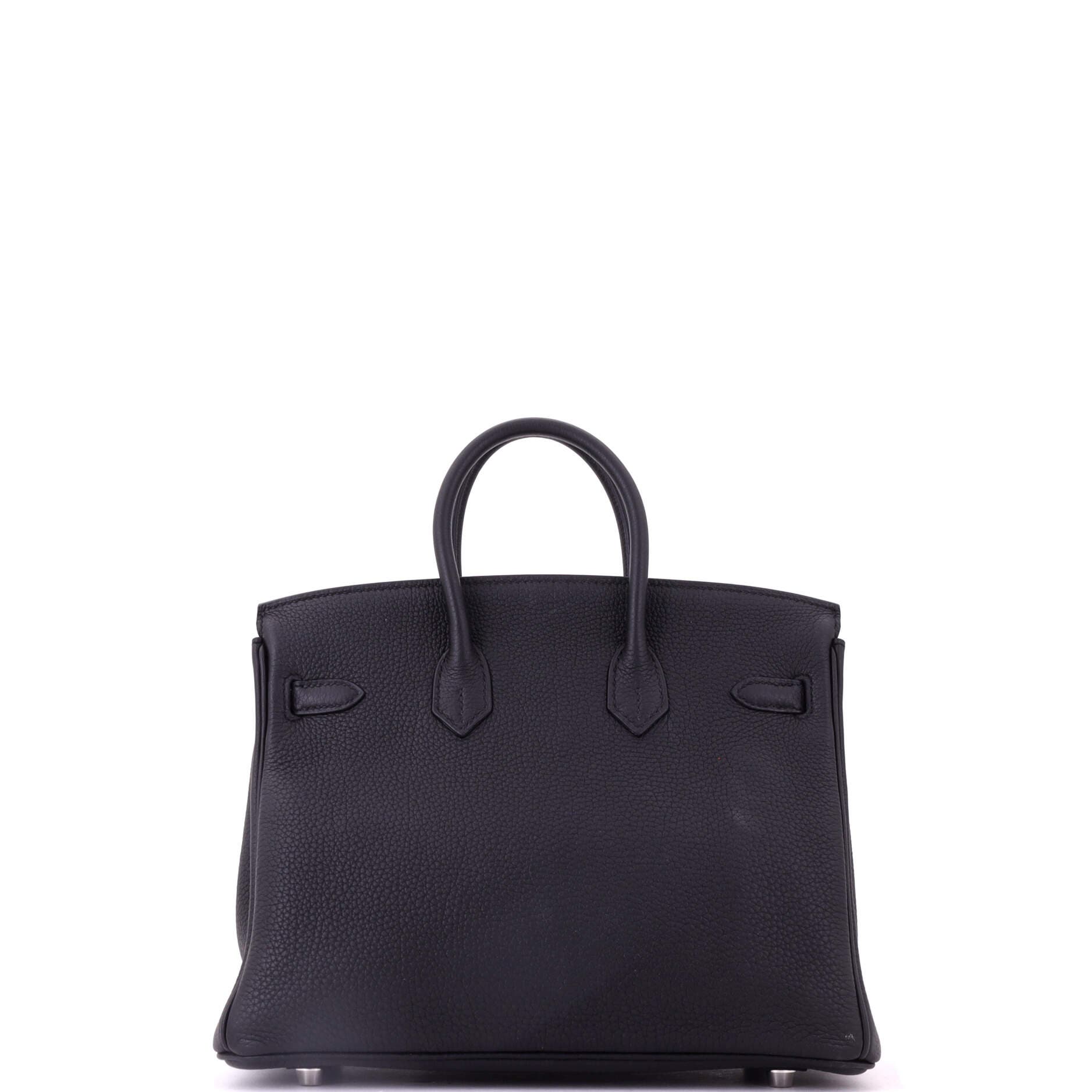Birkin Handbag Black Togo with Palladium Hardware 25, Alternate, color, Black