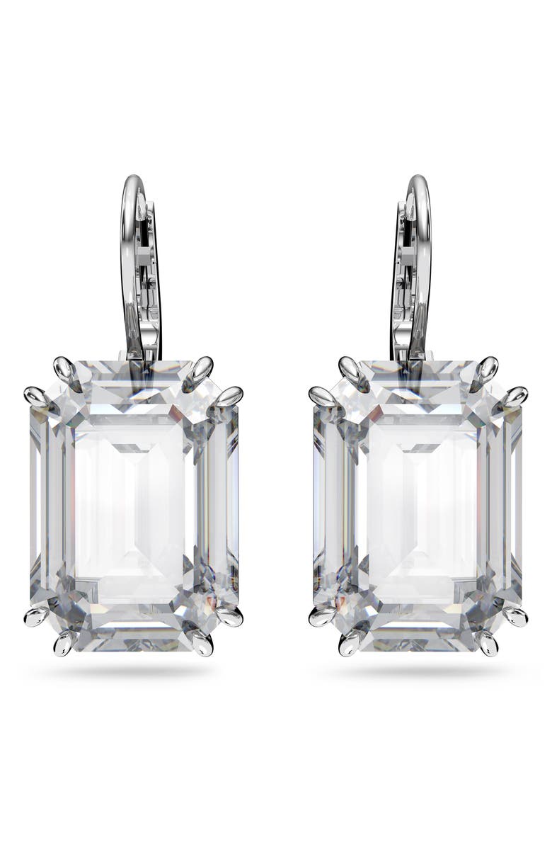 Swarovski Millenia Octagon Crystal Drop Earrings, Main, color,