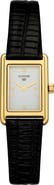 D.LOUISE Classic Leather Strap Watch, 25mm x 19mm