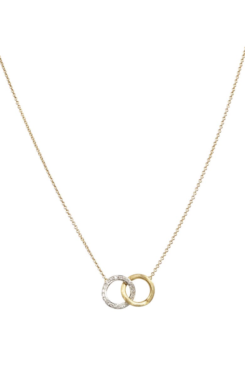 Marco Bicego Delicati Pavé Diamond Pendant Necklace, Alternate, color, 