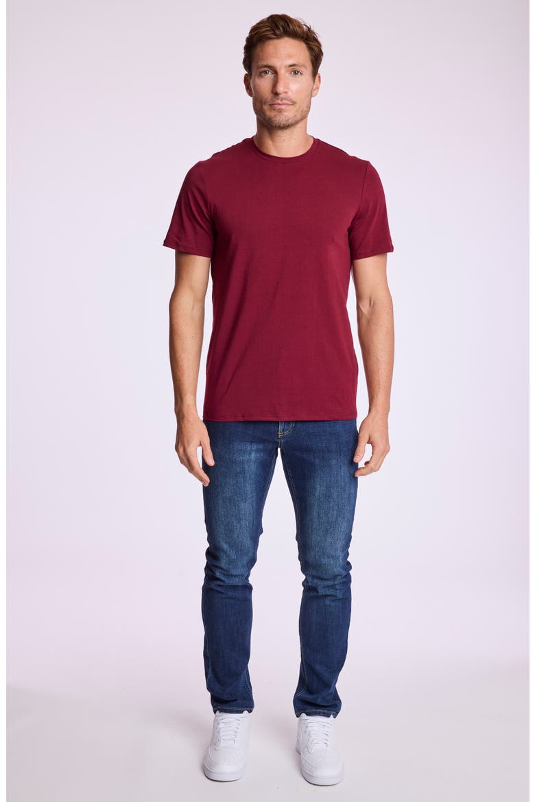 Lucas Crewneck T-Shirt, Alternate, color, WINE