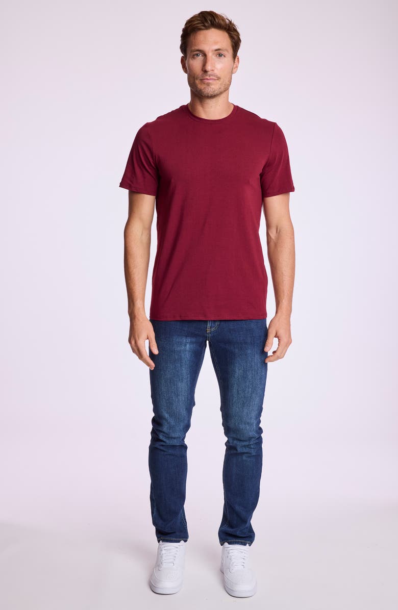 PAISLEY & GRAY Lucas Crewneck T-Shirt, Alternate, color, Wine