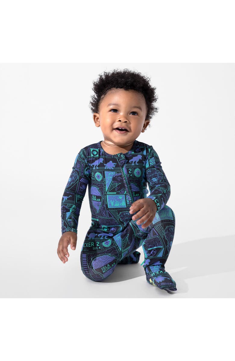 Bellabu Bear Baby Jurassic Park Tracker Convertible Footie, Alternate, color, Jurassic Park: Tracker