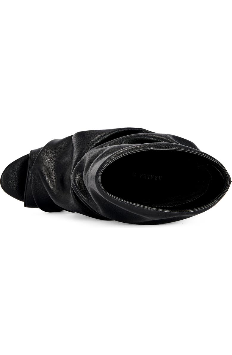 AZALEA WANG Apex Slouchy Open Toe Bootie, Alternate, color,
