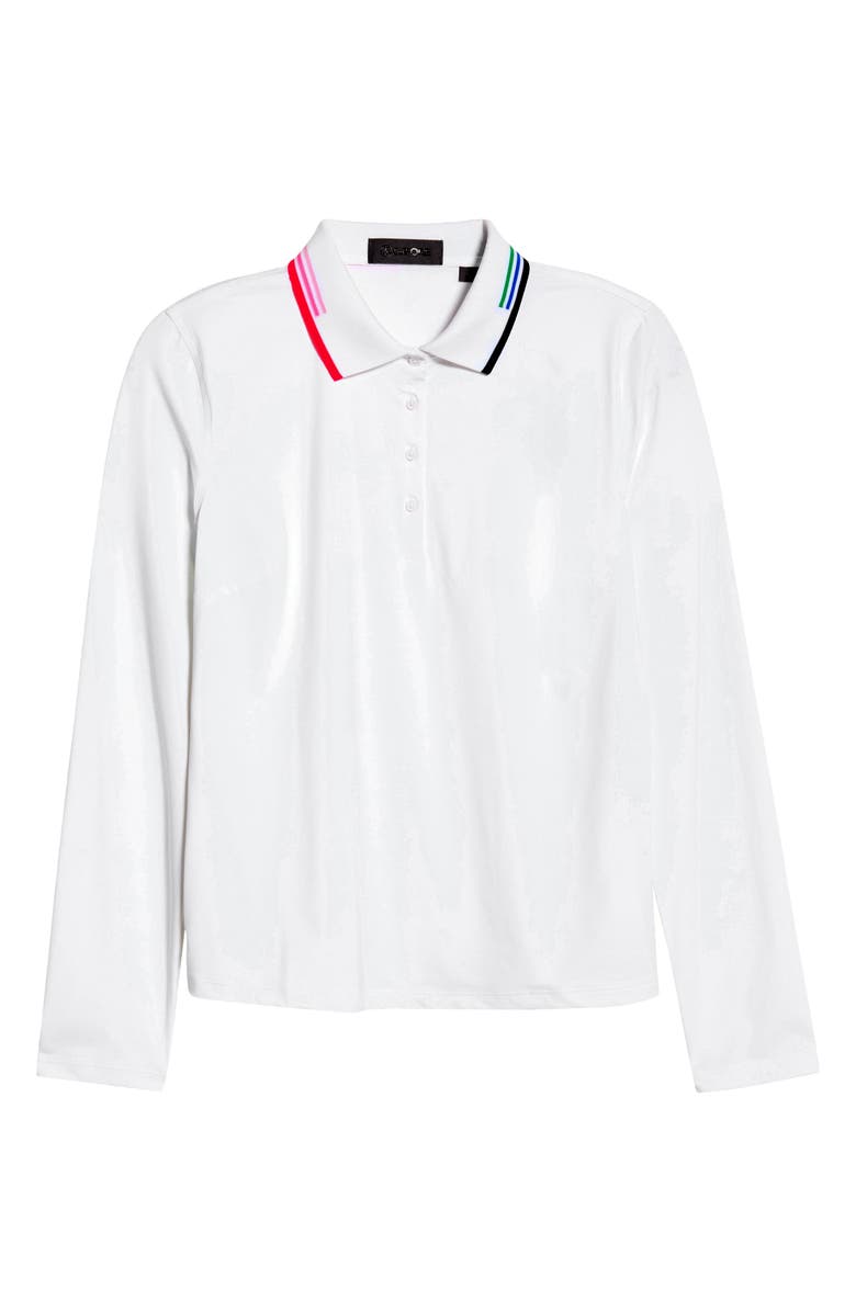 G/FORE Silky Tech Long Sleeve Polo, Alternate, color, 
