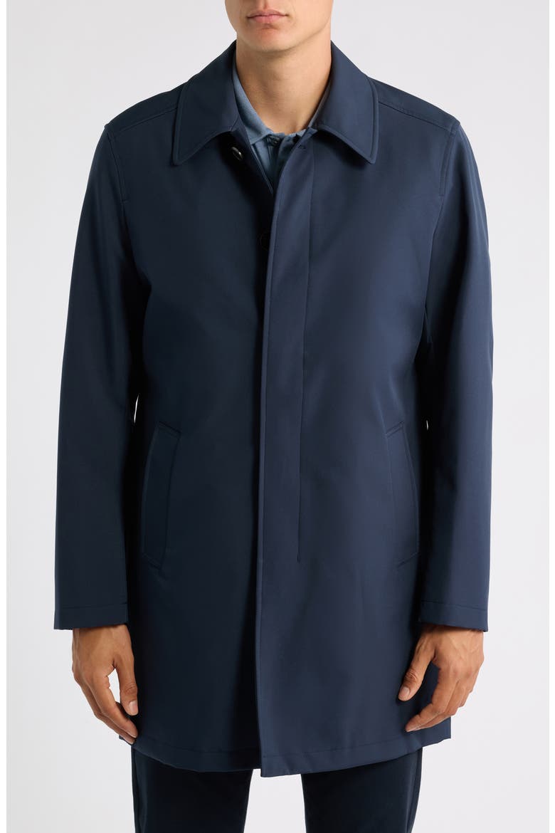 McCord Water Repellent Raincoat, Alternate, color, NAVY