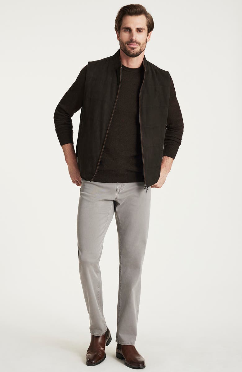 34 Heritage Charisma Stretch Cotton Straight Leg Pants, Alternate, color, Grey Honeycomb