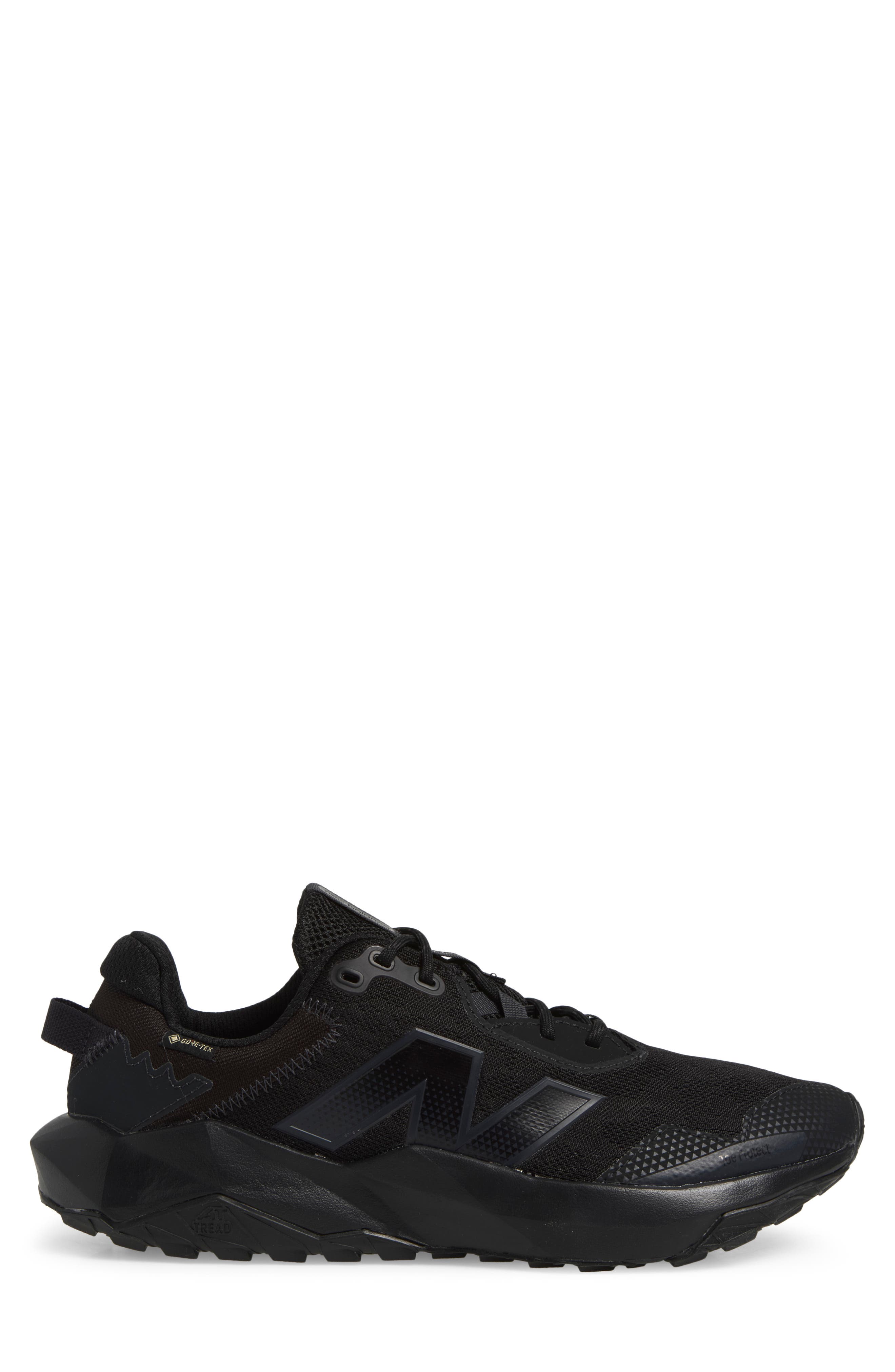 DynaSoft Nitrel v6 GORE-TEX Trail Shoe, Alternate, color, BLACK/ BLACK