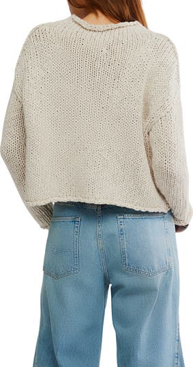 Opal Roll Neck Crop Sweater
