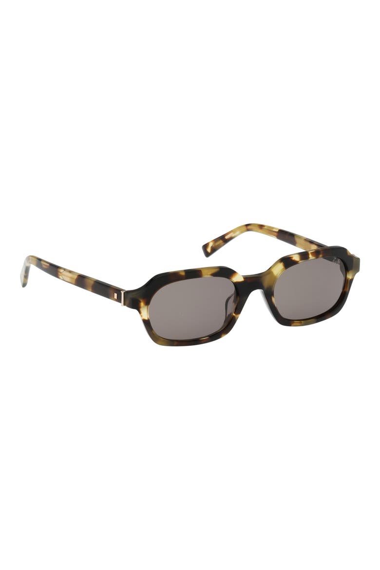50mm Oval Sunglasses, Alternate, color, COLOURED HAVANA / GREEN