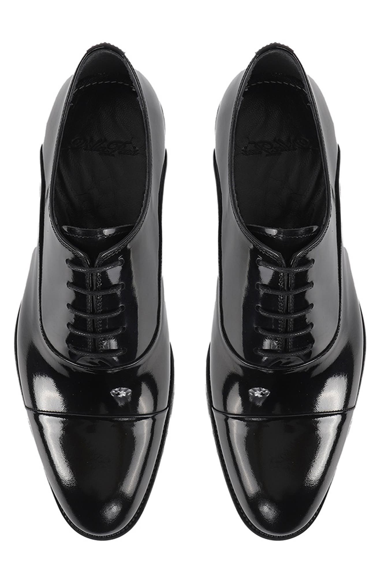 Margutta Cap Toe Oxford, Alternate, color, BLACK