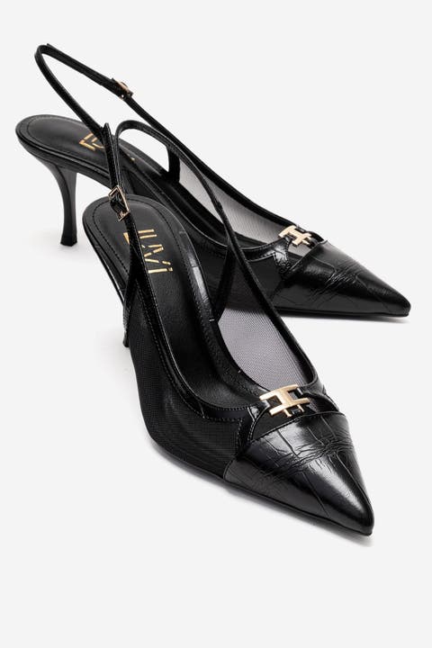 Orella Stiletto Mesh Pump