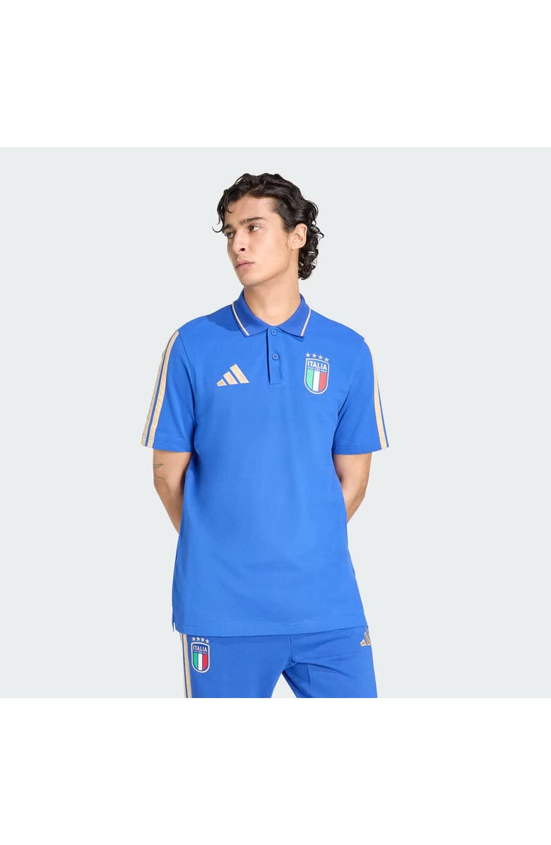 adidas Men's adidas  Blue Italy National Team FIFA x World Cup Alphaskin Polo, Main, color, Blue