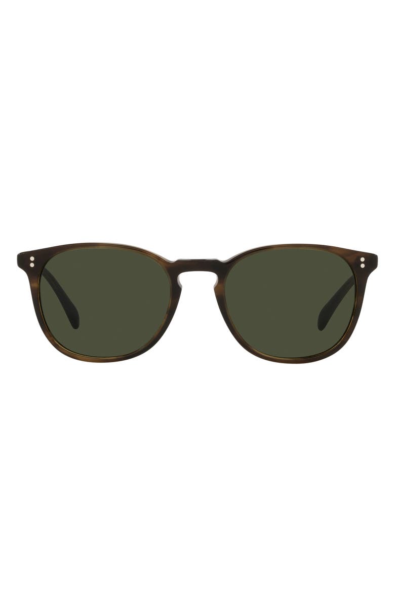 Oliver Peoples Finley Esquire 51mm Square Sunglasses, Main, color, Dark Brown