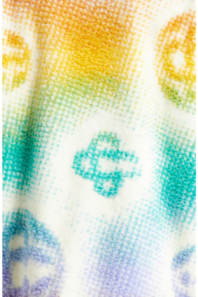 Halftone Monogram Fleece Jacket, Alternate, color, HALFTONE MONOGRAM