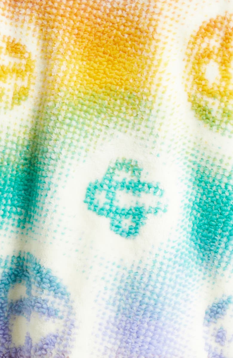 Casablanca Halftone Monogram Fleece Jacket, Alternate, color, Halftone Monogram