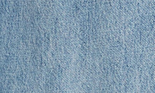 Alexander Wang Blow Up Crystal Logo Balloon Leg Jeans In Blue