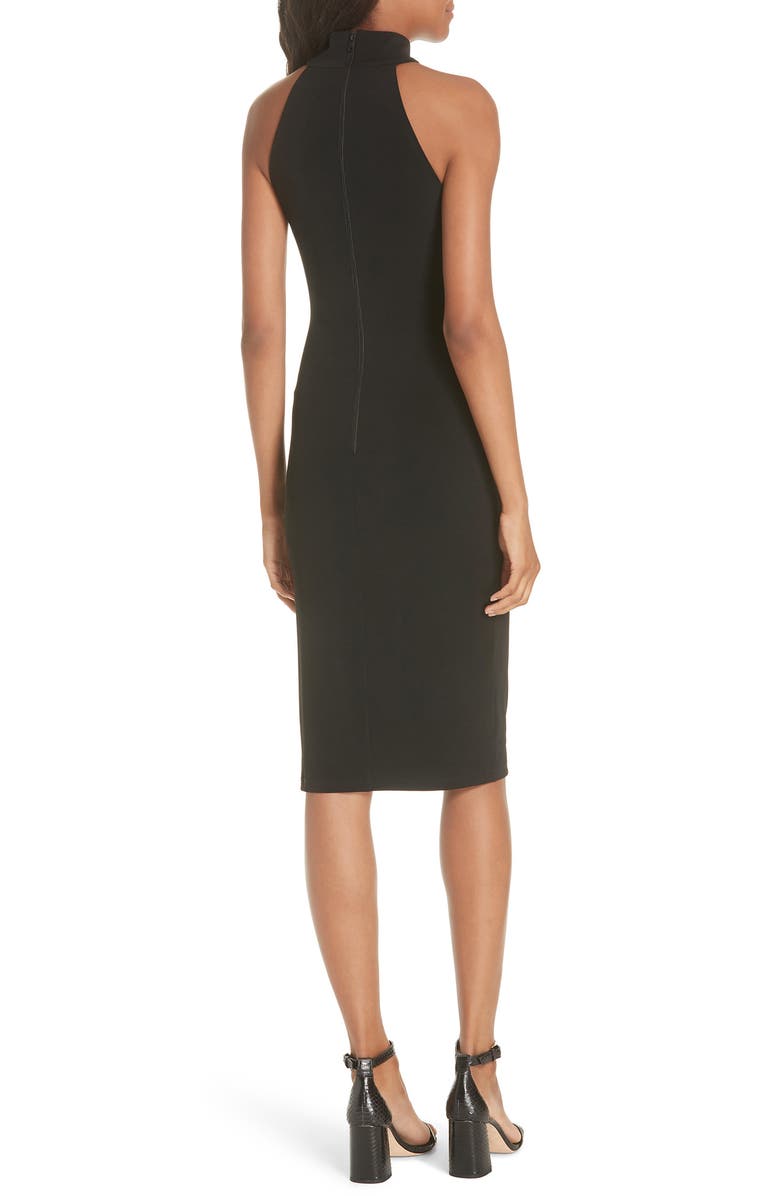 Alice + Olivia Jensen Halter Dress, Alternate, color, 