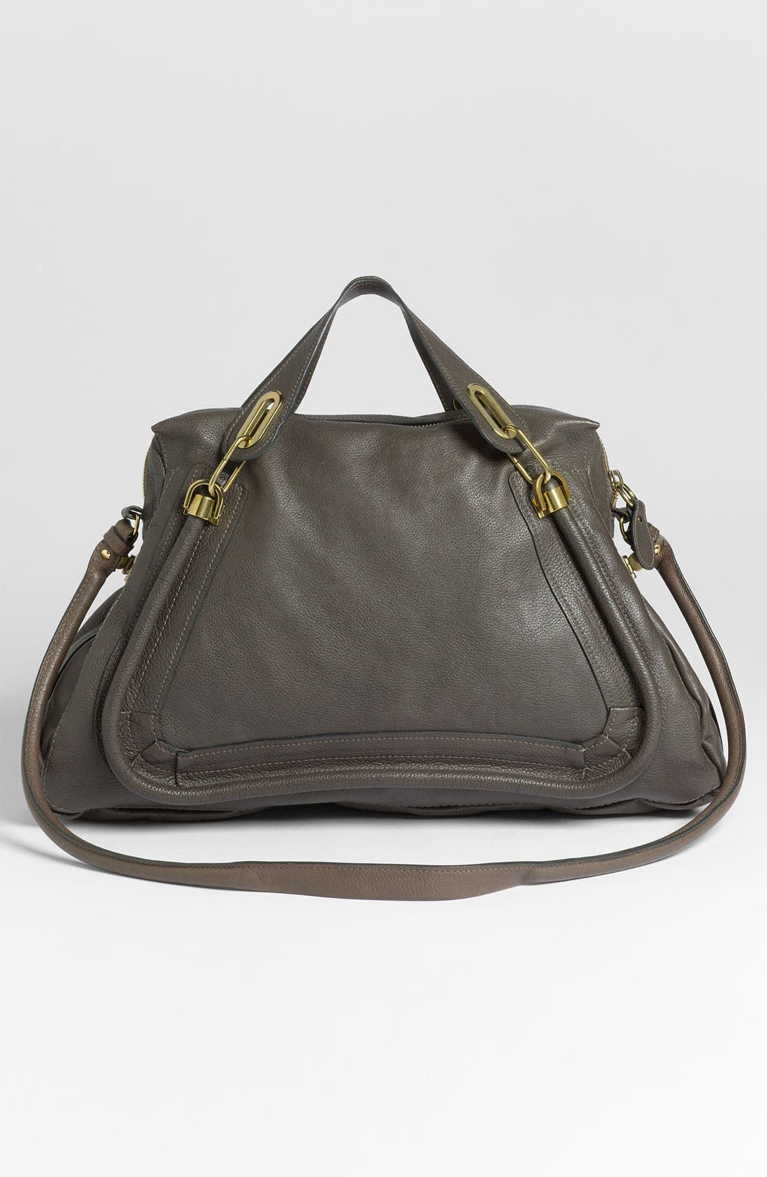 'Paraty - Large' Calfskin Leather Satchel, Alternate, color, ROCK