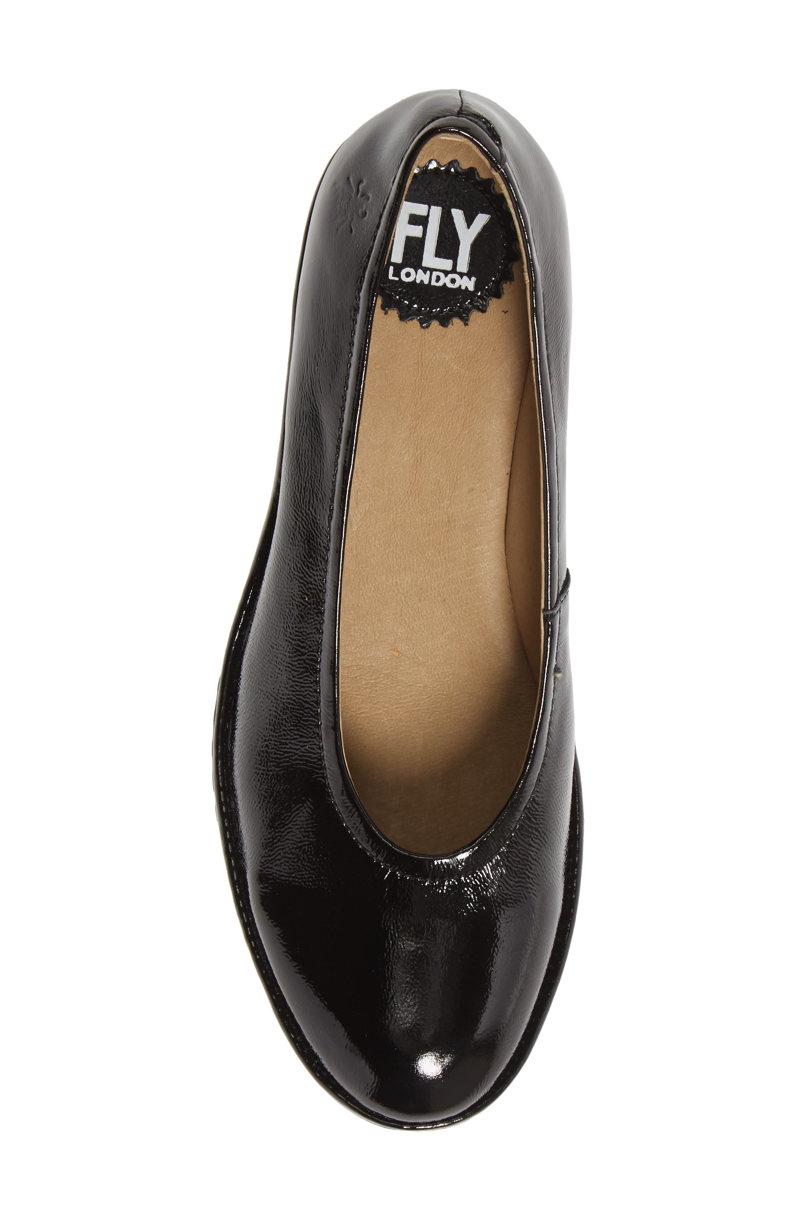 Leny Wedge Pump, Alternate, color, BLACK/ BLACK LEATHER