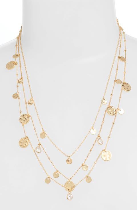 Set of 3 Disc Necklaces