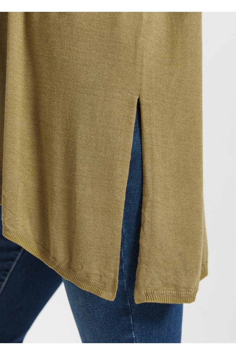 Asymmetrical Boatneck Sweater, Alternate, color, Chai Tea