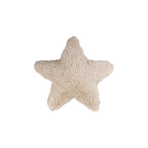 Faux Fur Star Pillow