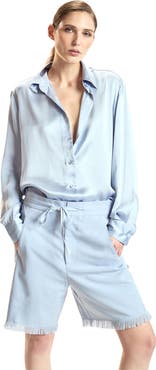 Cynthia Rowley Tuxedo Stripe Shorts