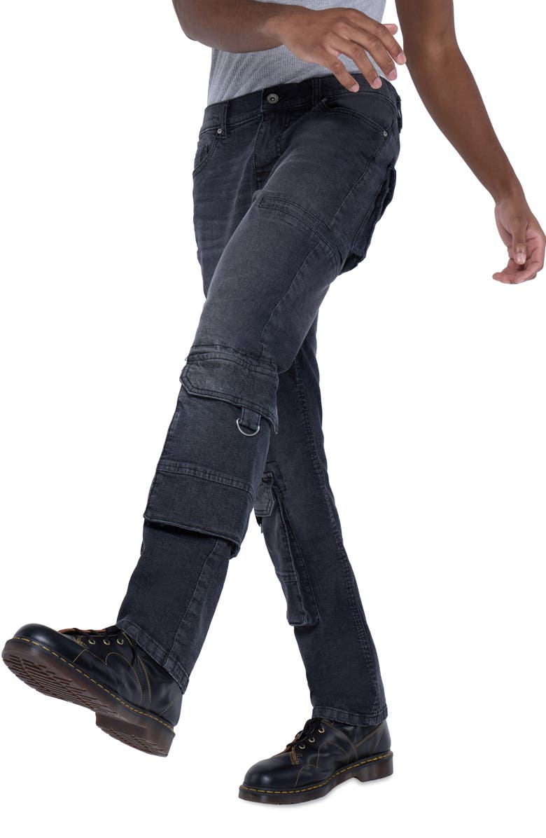 XRAY Cargo Pocket Jeans, Alternate, color, 
