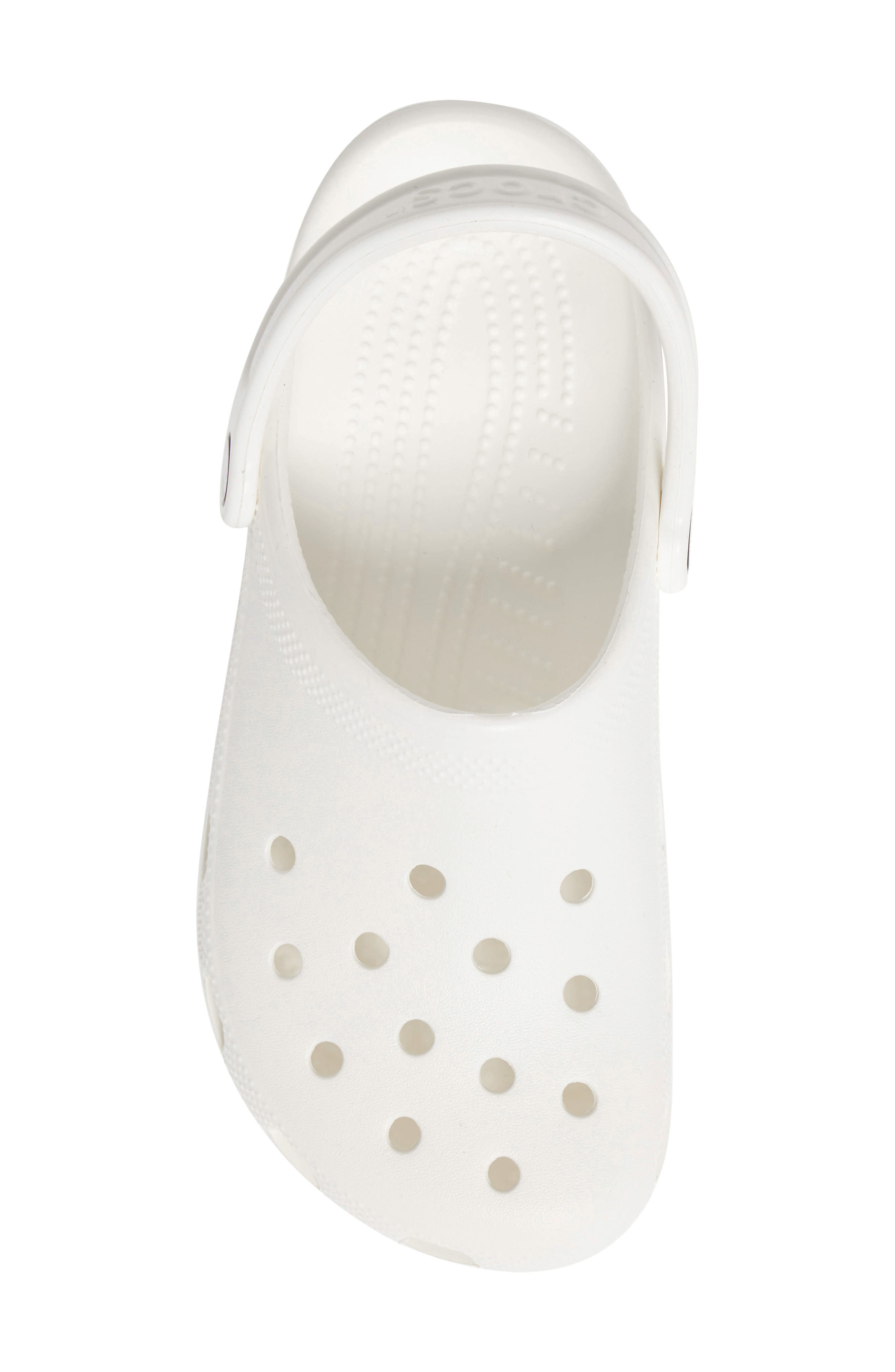 Gender Inclusive Classic Clog, Alternate, color, WHITE
