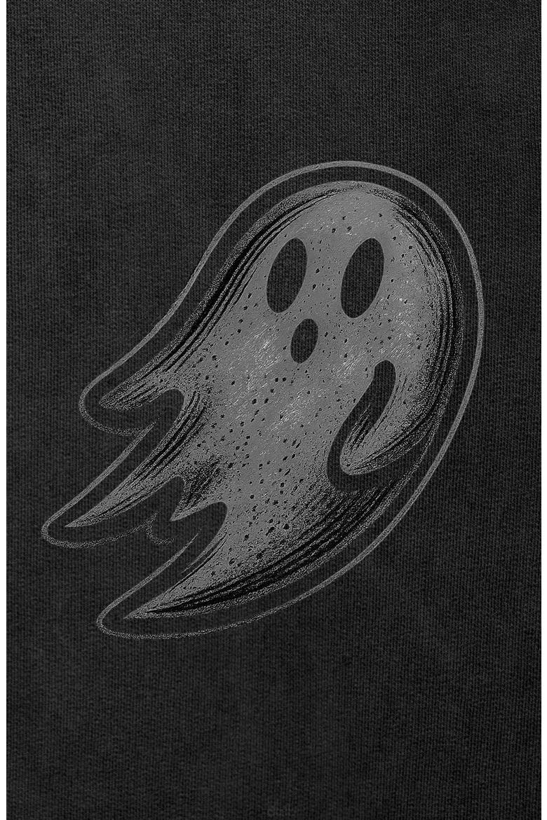 Mens Ghost Washed Hoodie, Alternate, color, Black